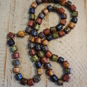Genuine stone necklace